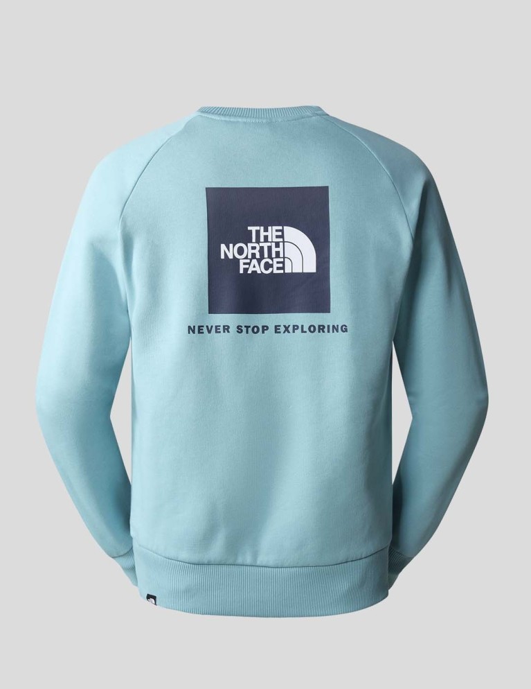Felpa LA NORTH FACE rAGE red box crew new reef water / vetta nave